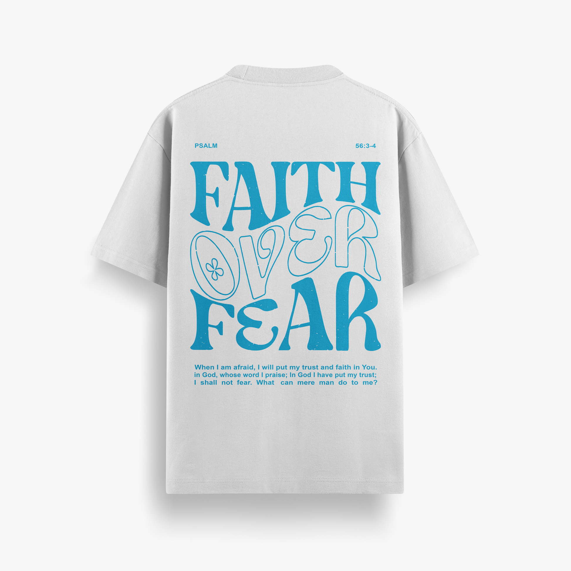 Camiseta Oversized Faith Over Fear