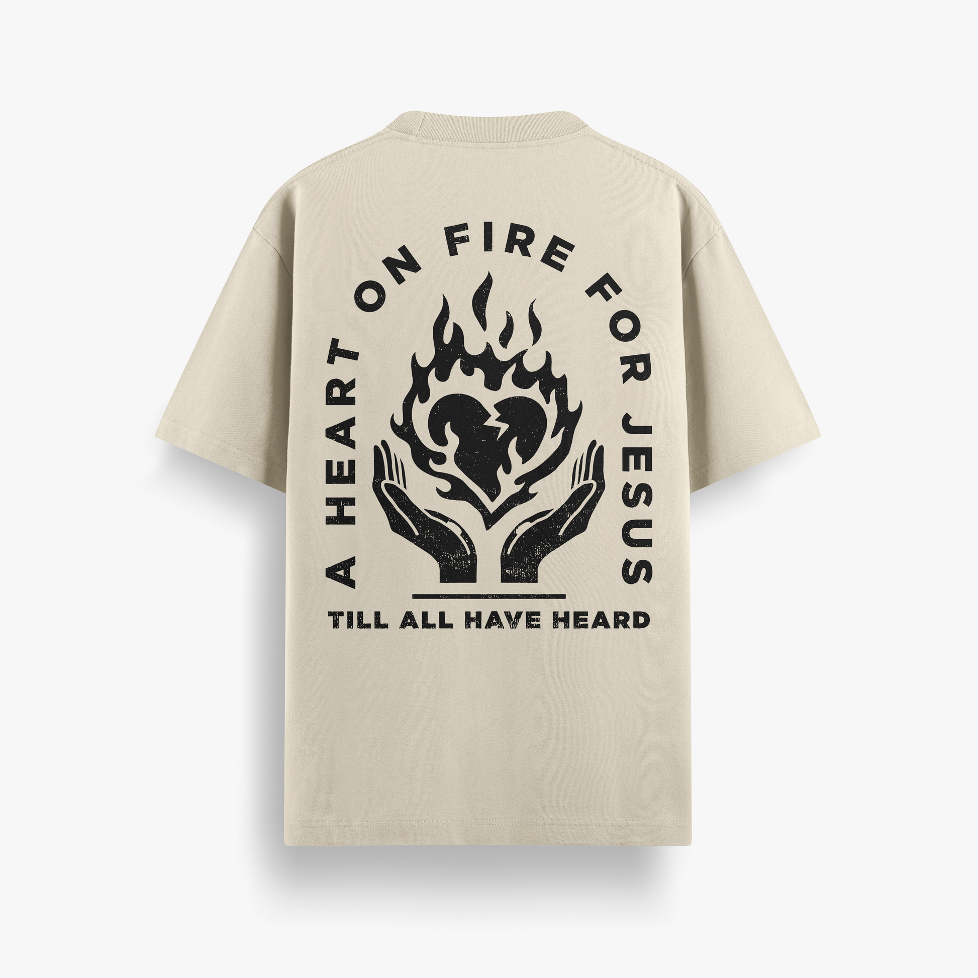 Camiseta Oversized A Heart On Fire For