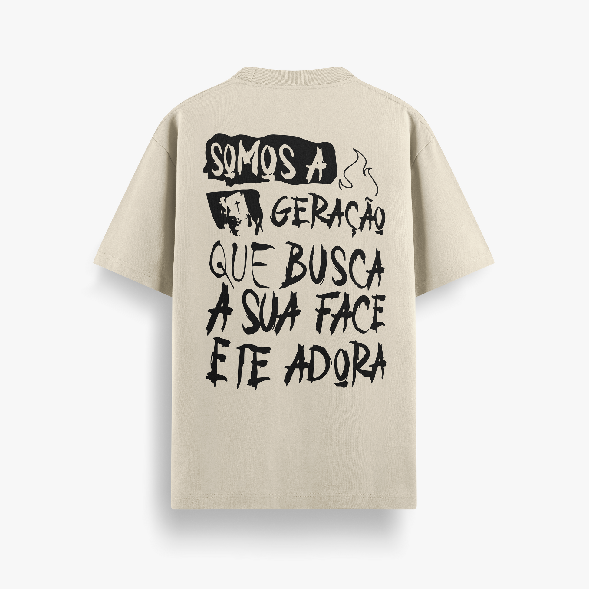 Camiseta Oversized Como a Geração Que Busca