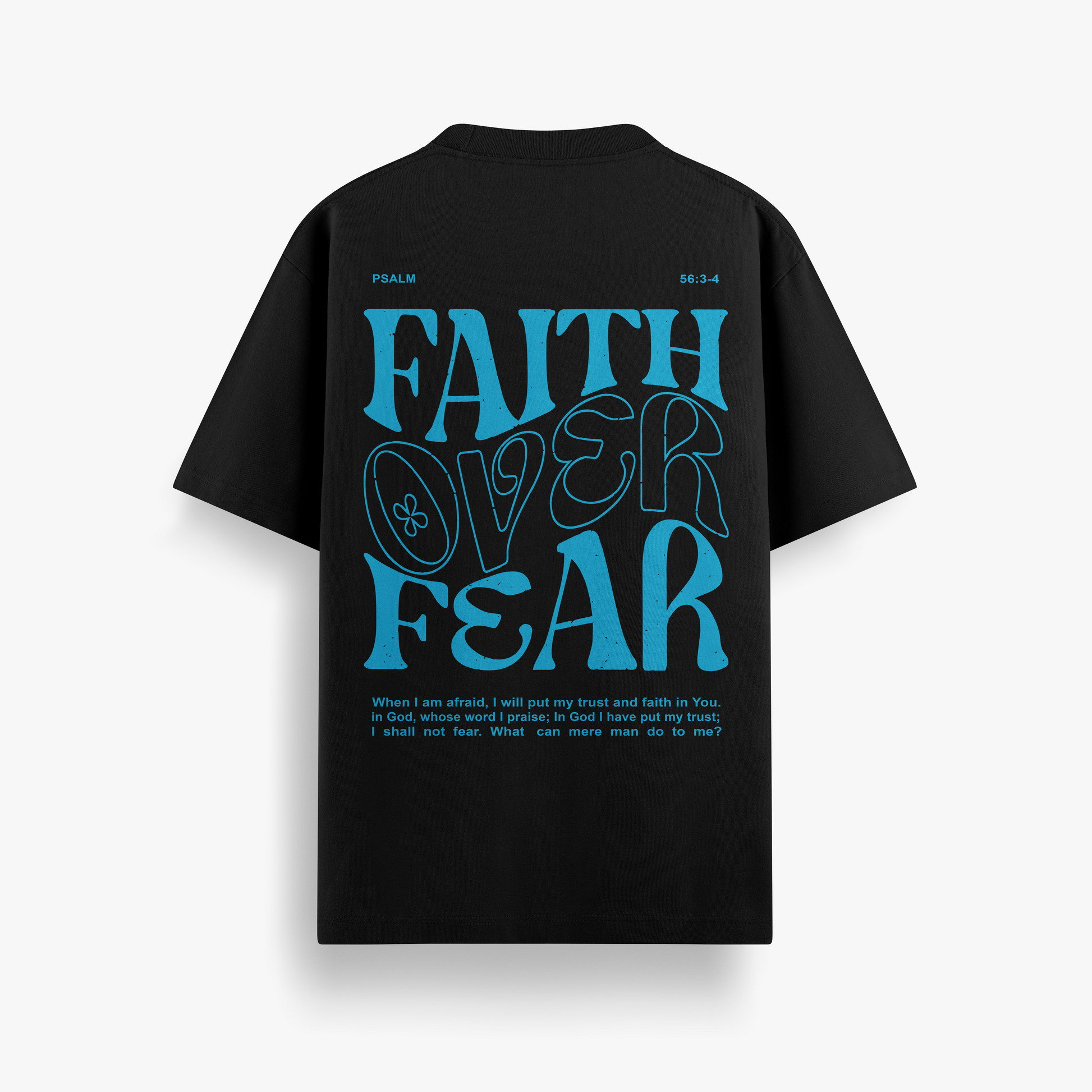 Camiseta Oversized Faith Over Fear