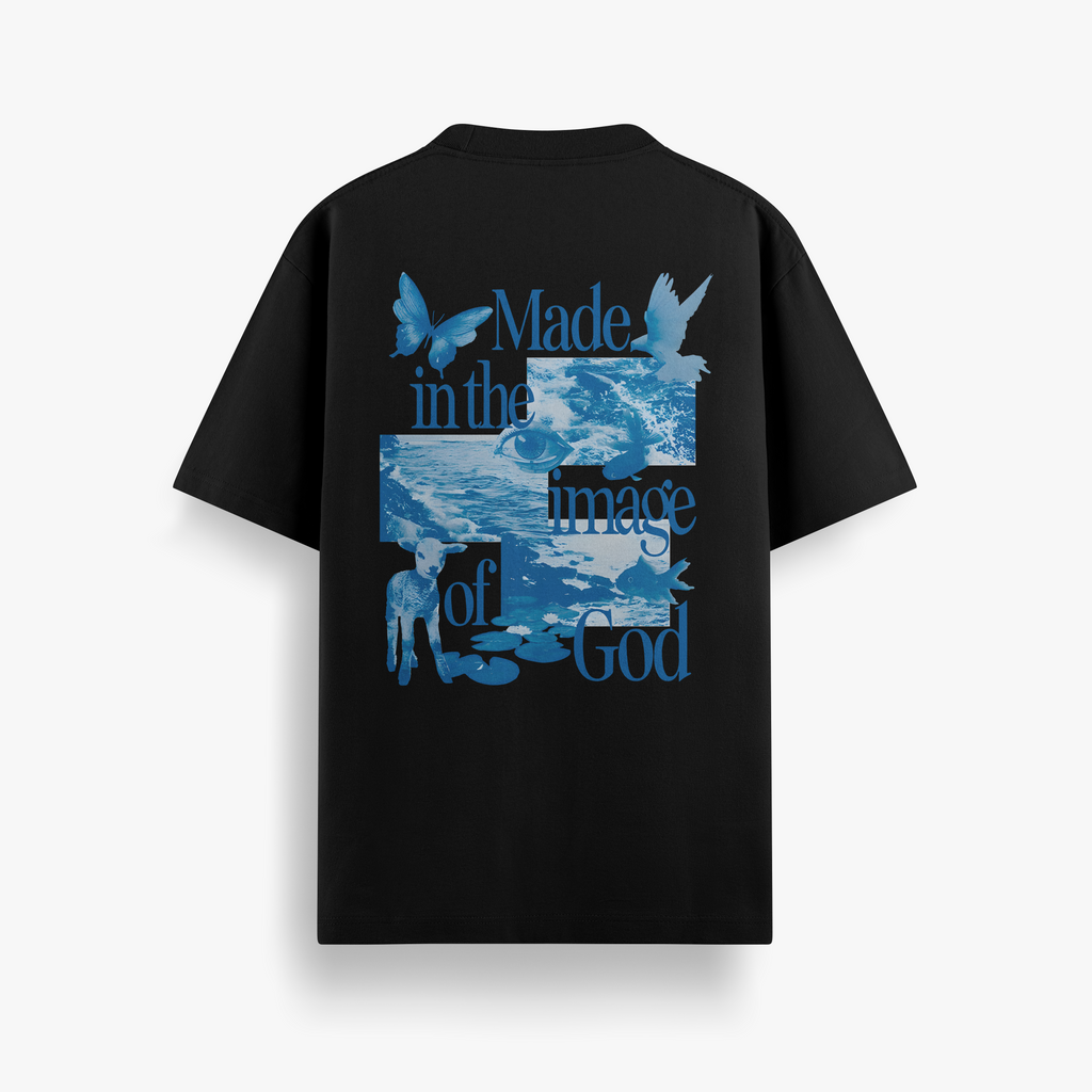 Camiseta Oversized Made In The Image Of God